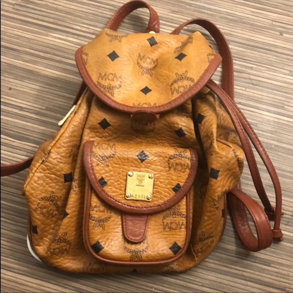 Mcm mini backpack